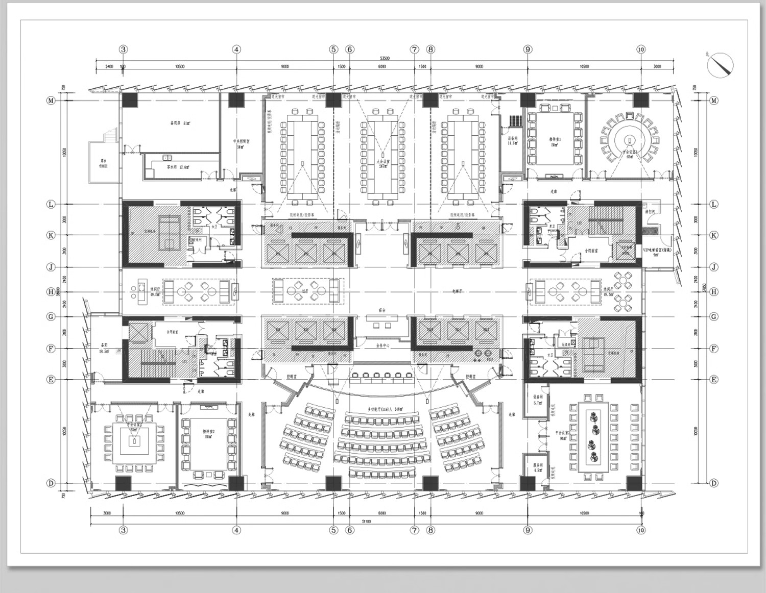 图片[17]-办公室CAD图块模空间平面立面施工图工装家具会议室桌椅图库素材-大怪兽分享