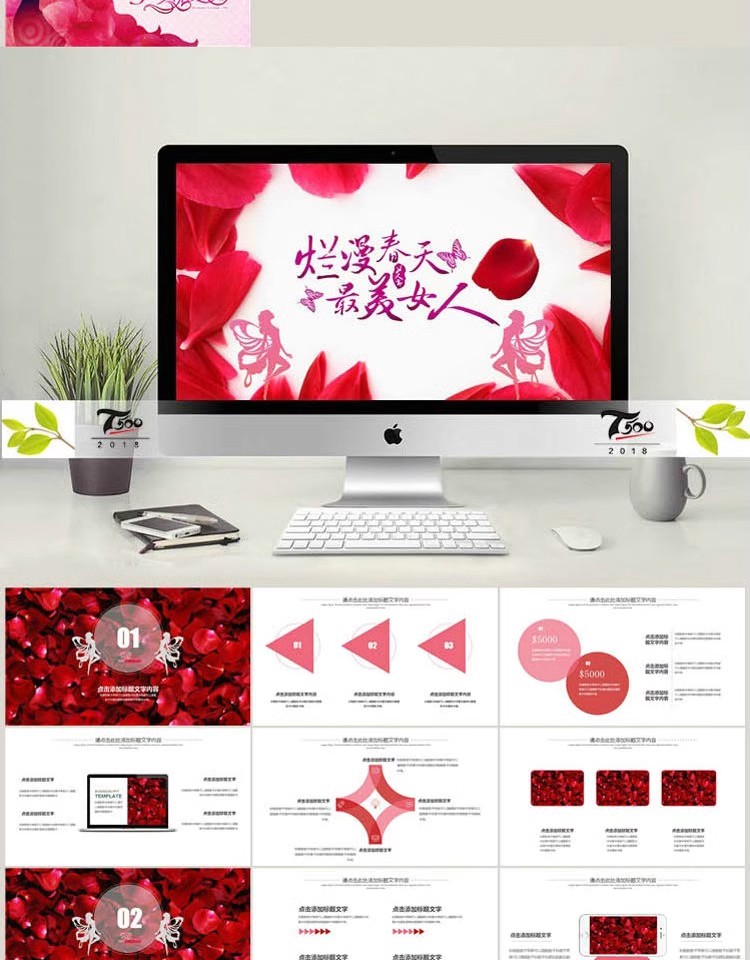 图片[16]-三八妇女节女神节活动策划节日宣传主题班会动态PPT模板素材方案-大怪兽分享