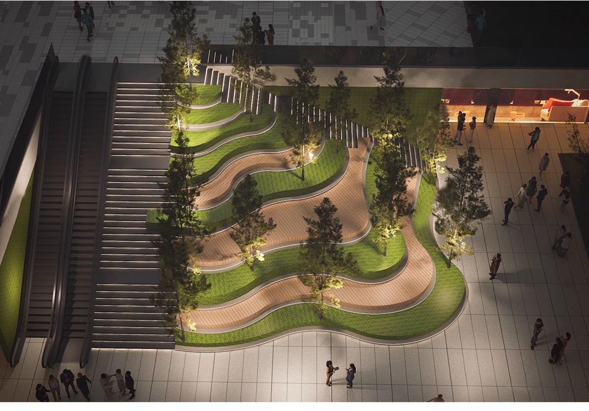 图片[19]-无障碍坡道楼梯景观阶梯公园台阶高差地形草图大师SU模型广场山地-大怪兽分享