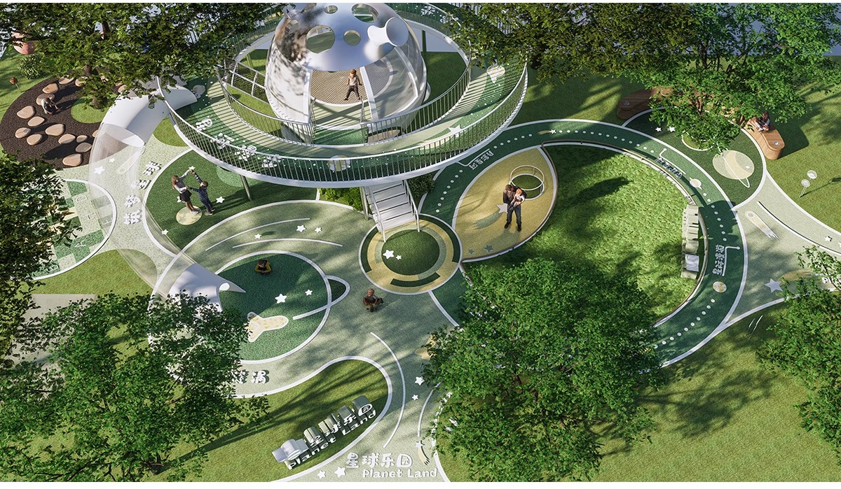 图片[19]-儿童乐园SU模型 游乐场活动区户外拓展训练设施CAD施工图草图大师-大怪兽分享