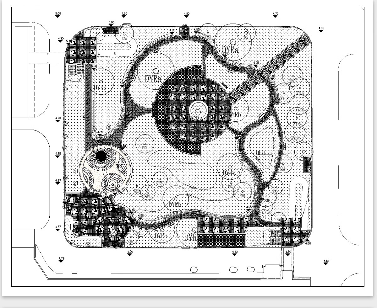 图片[19]-700套，园林景观公园小游园滨水湿地广场全套cad施工图规划平面设计方案-大怪兽分享