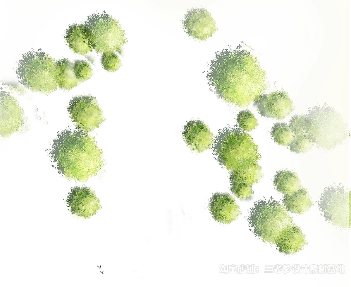 图片[19]-园林景观PS彩色总平面图案笔刷立面填充植物铺装psd分层设计素材-大怪兽分享