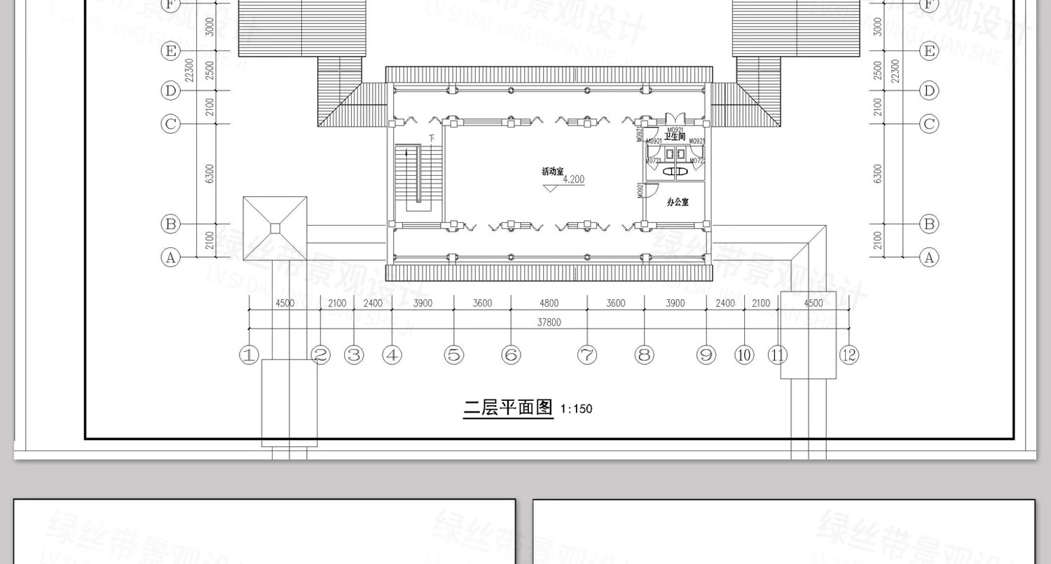 图片[18]-四合院三合院农村自建房新中式平面图仿古建筑设计图纸CAD施工图-大怪兽分享