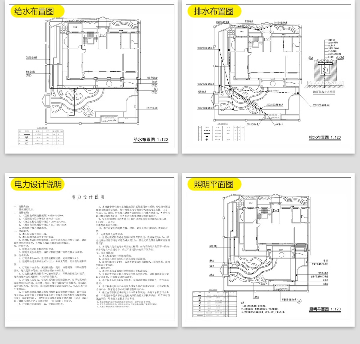 图片[14]-别墅庭院景观装修设计效果图片花园露台乡村户外院子CAD施工图纸-大怪兽分享