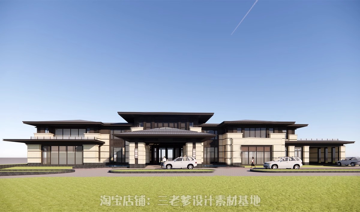 图片[20]-酒店旅馆建筑设计PPT文本SU建筑CAD配套优秀作品参考案例草图大师-大怪兽分享