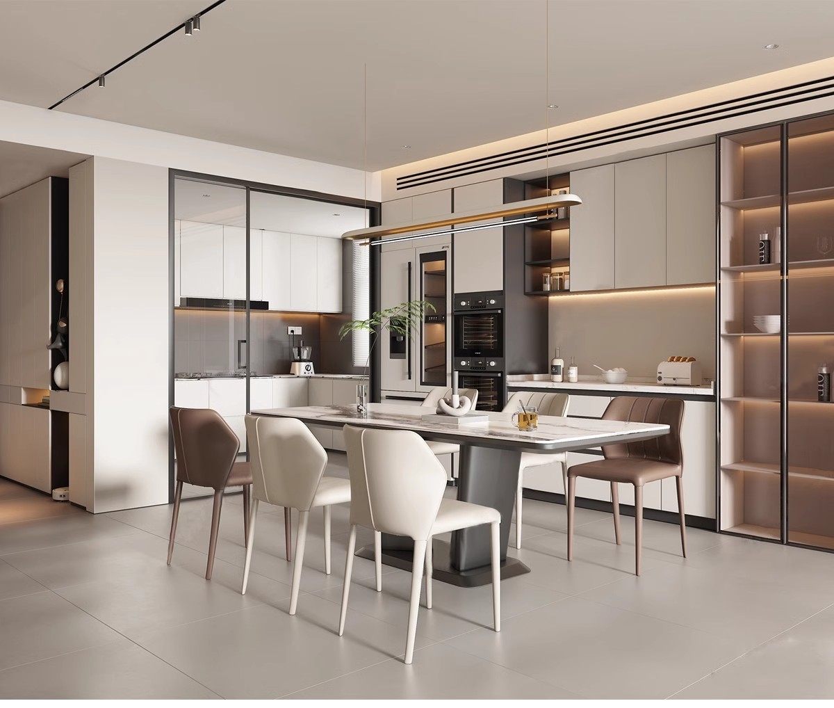 图片[20]-现代简约轻奢风格草图大师模型室内设计家装家具客厅卧室SU素材库-大怪兽分享