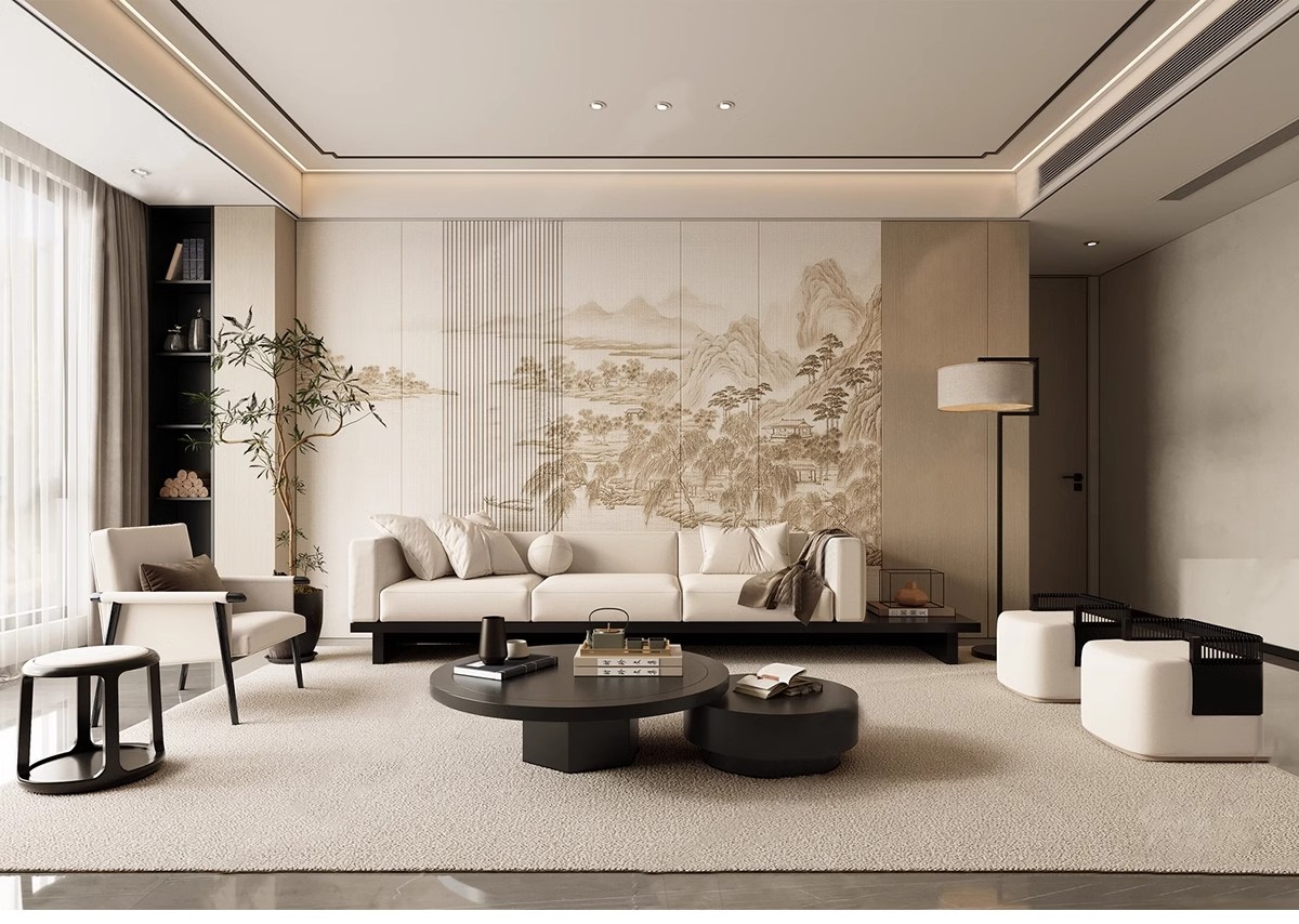 图片[19]-新中式风格SU模型室内家装客厅沙发家具餐桌椅卧室床草图大师素材-大怪兽分享