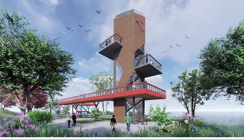 图片[20]-民宿度假村旅游景区公园观鸟瞭望台眺望塔观景平台草图大师SU模型-大怪兽分享