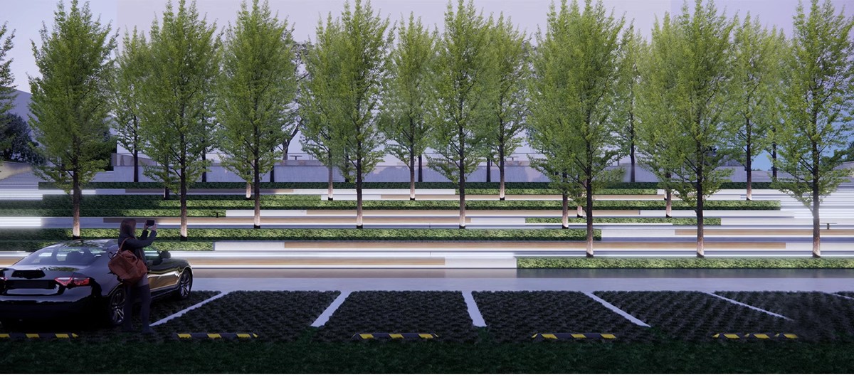 图片[20]-无障碍坡道楼梯景观阶梯公园台阶高差地形草图大师SU模型广场山地-大怪兽分享