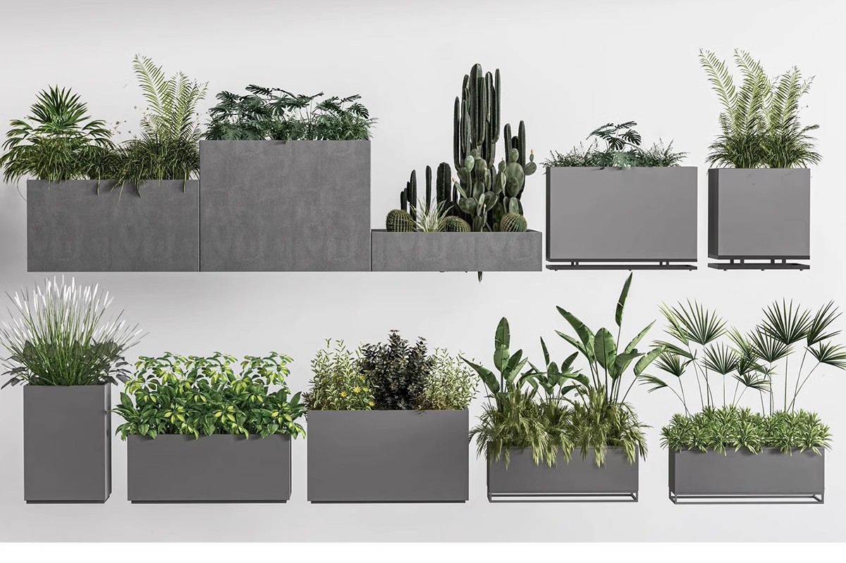 图片[19]-现代植物花坛花箱SU模型种植箱户外花箱花钵sketchup草图大师素材-大怪兽分享