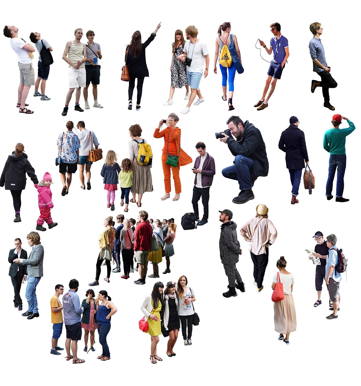 图片[20]-人物青年老人小孩子PS后期素材建筑效果图后期鸟瞰亚洲人PNG免抠-大怪兽分享