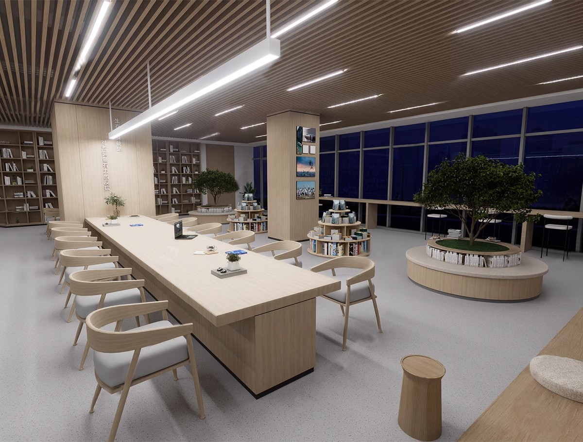 图片[20]-书吧SU模型 工业风书咖图书馆室内设计sketchup书店CAD施工图素材-大怪兽分享