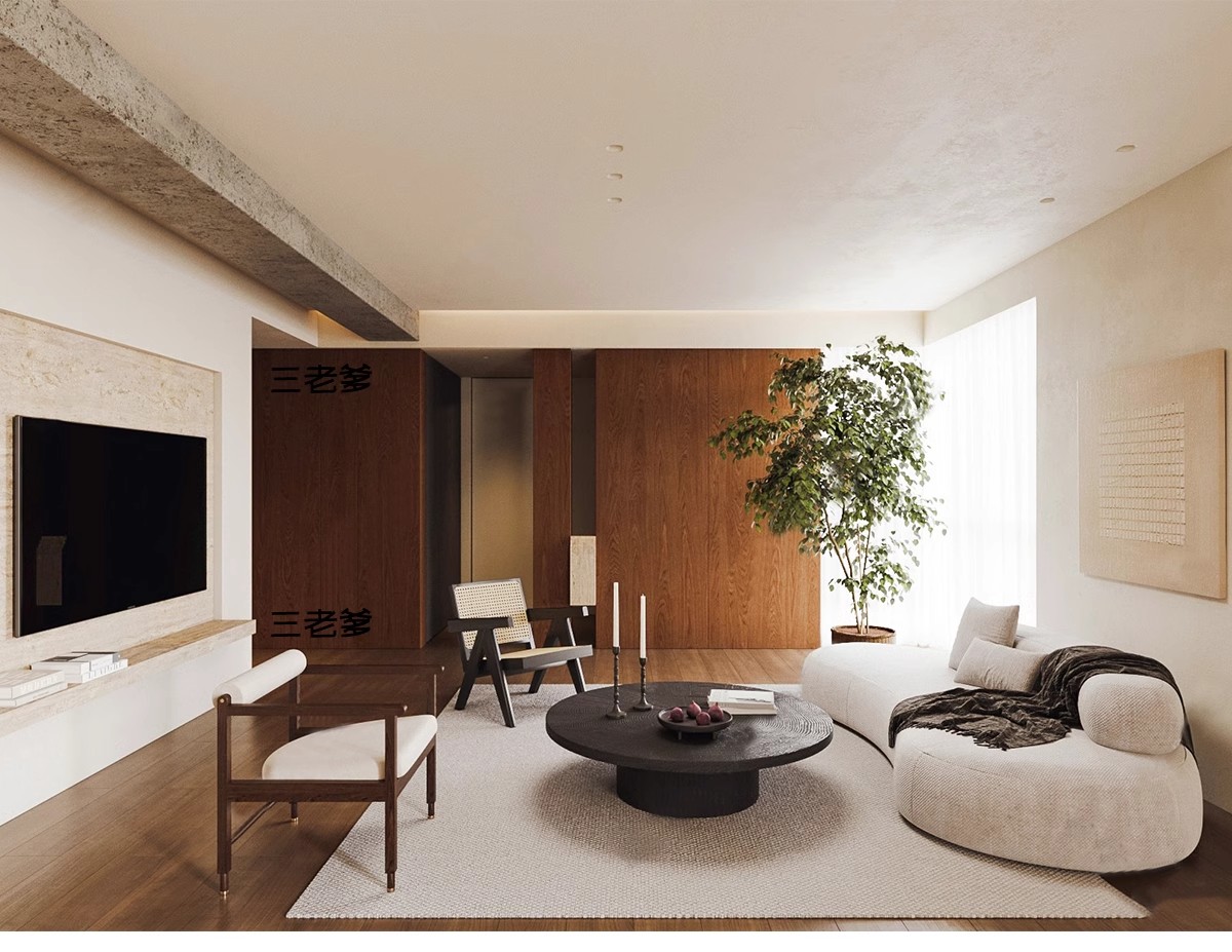 图片[21]-现代简约轻奢风格草图大师模型室内设计家装家具客厅卧室SU素材库-大怪兽分享