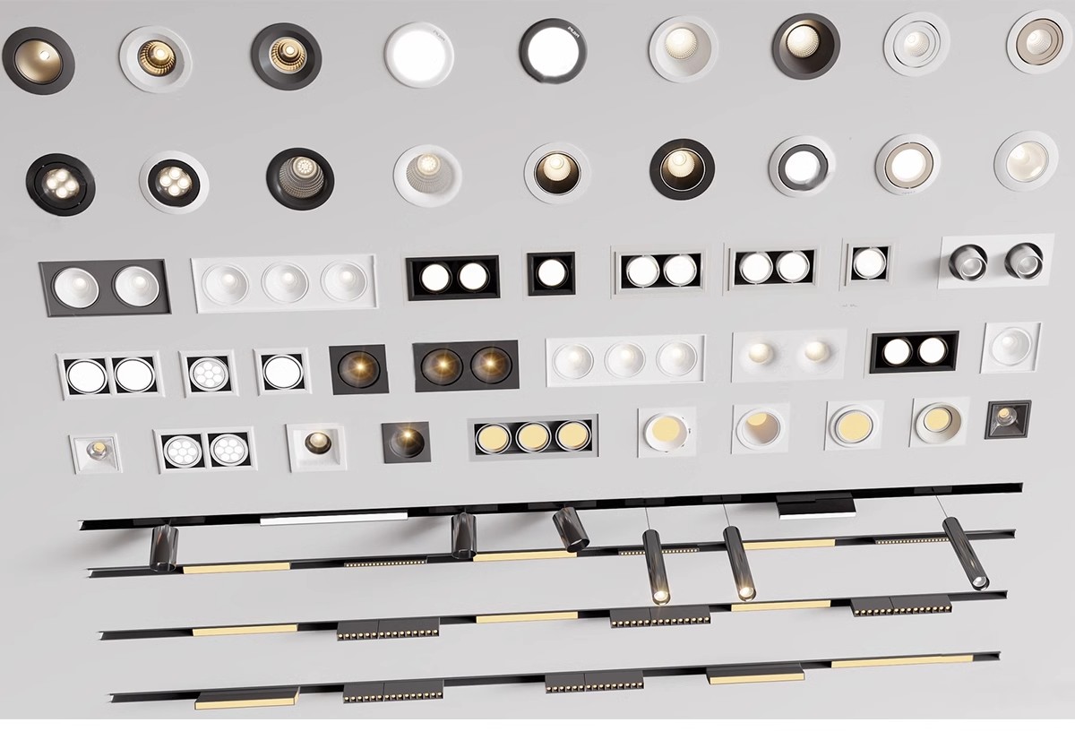 图片[21]-现代筒灯轨道射灯线条磁吸坎内嵌灯条双头舞台展示草图大师SU模型-大怪兽分享