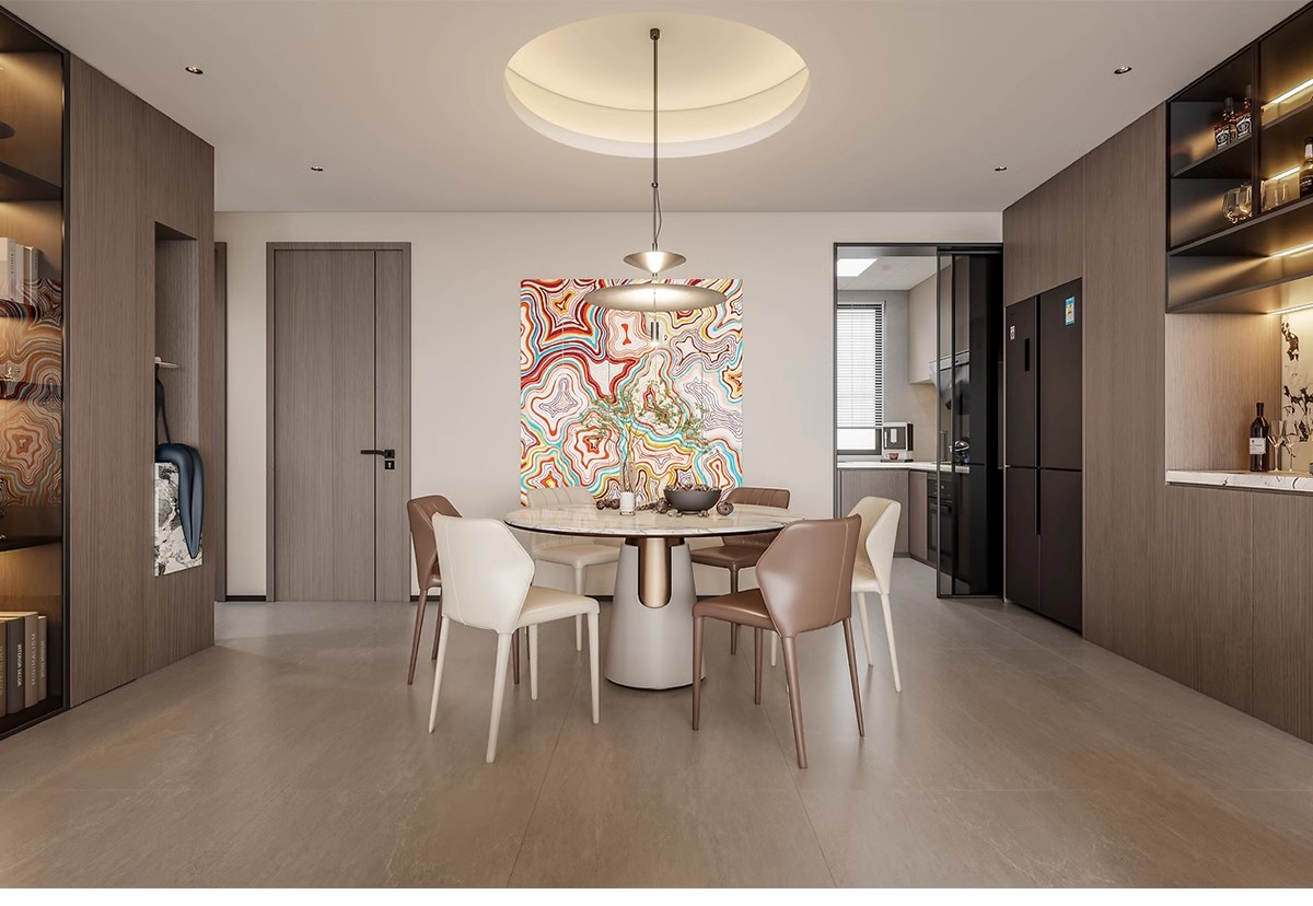 图片[20]-1300张，意式装修设计效果图 极简轻奢风格家装房屋房子客厅卧室室内图库-大怪兽分享