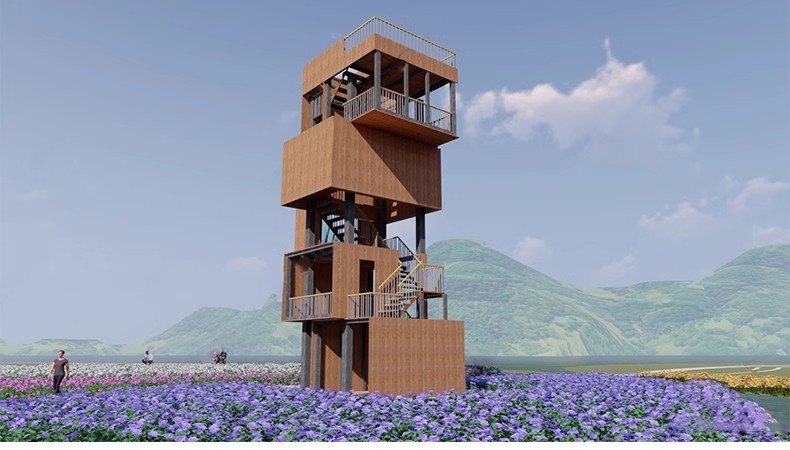 图片[21]-民宿度假村旅游景区公园观鸟瞭望台眺望塔观景平台草图大师SU模型-大怪兽分享