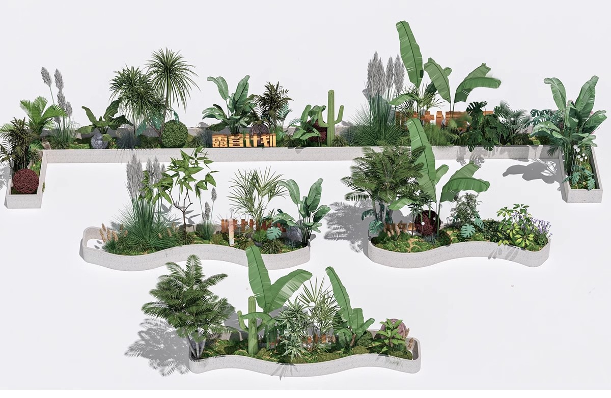 图片[21]-现代园林景观树SU模型植物组团乔木灌木地被花卉sketchup草图大师-大怪兽分享