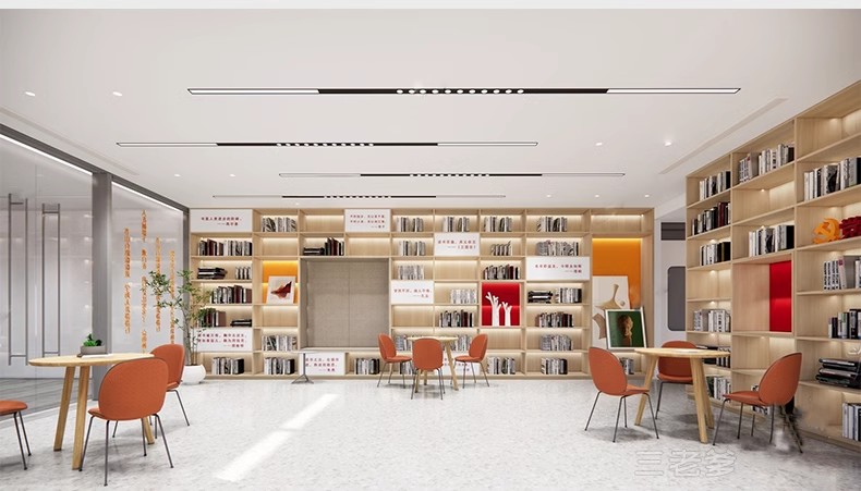 图片[21]-书吧SU模型 工业风书咖图书馆室内设计sketchup书店CAD施工图素材-大怪兽分享