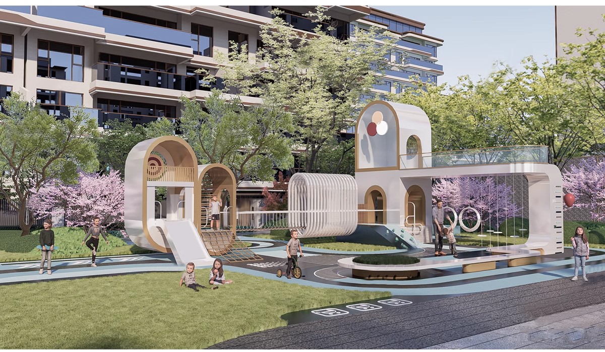 图片[21]-儿童乐园SU模型 游乐场活动区户外拓展训练设施CAD施工图草图大师-大怪兽分享