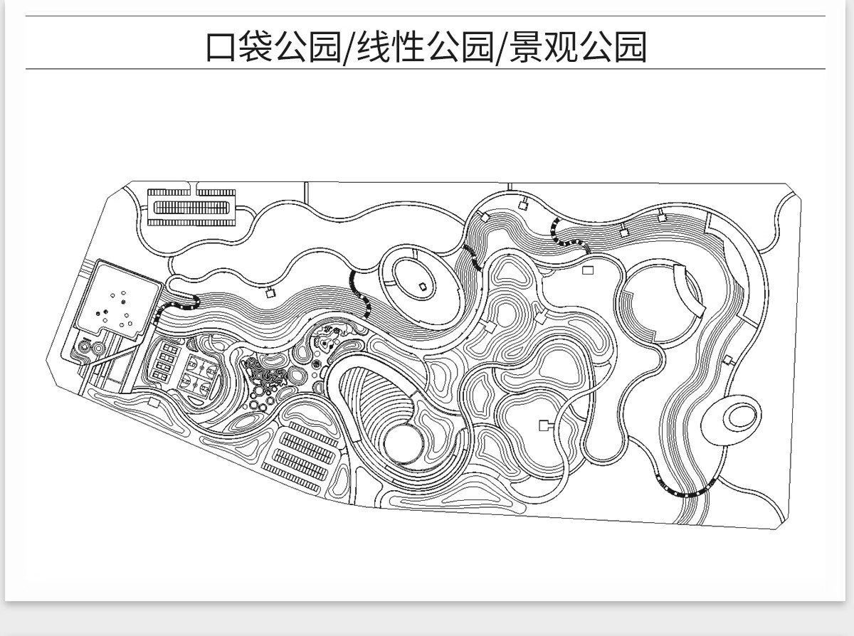 图片[21]-700套，园林景观公园小游园滨水湿地广场全套cad施工图规划平面设计方案-大怪兽分享