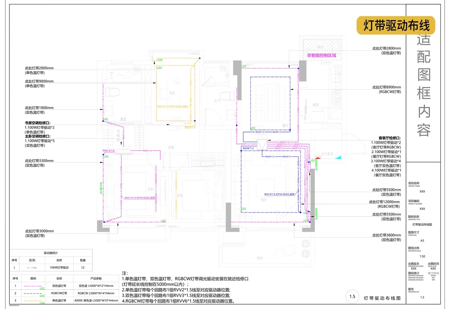 图片[20]-全屋智能 家居方案设计图纸布线图家装改造装修前装模板CAD施工图-大怪兽分享