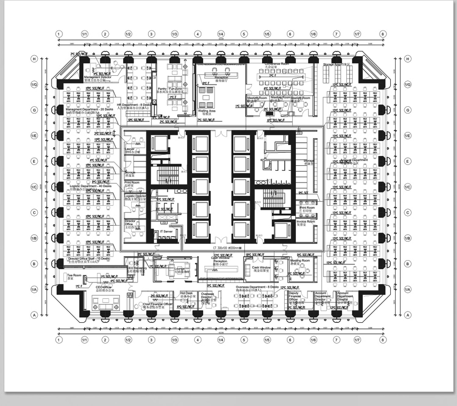 图片[20]-办公室CAD图块模空间平面立面施工图工装家具会议室桌椅图库素材-大怪兽分享