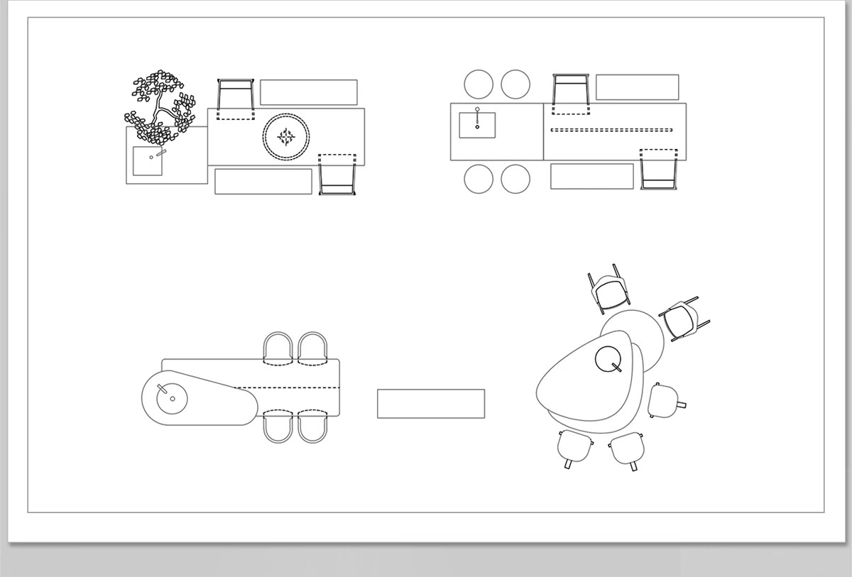 图片[22]-吧台CAD图库厨房吧椅现代室内家装西厨中岛台餐桌椅子图块施工图-大怪兽分享
