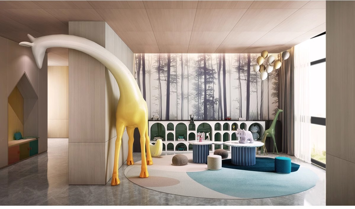 图片[20]-儿童乐园早教中心教室幼儿园3d模型室内CAD施工图3dmax效果平面SU-大怪兽分享