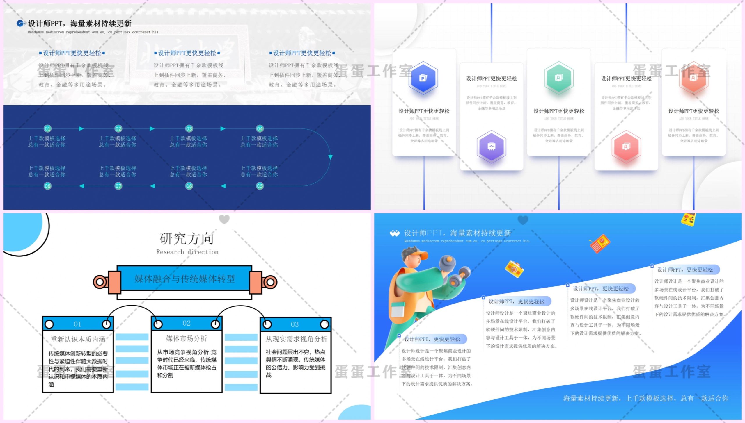 图片[19]-企业高端商务流程架构图逻辑图PPT模板高级感蓝色商业科技互联网-大怪兽分享