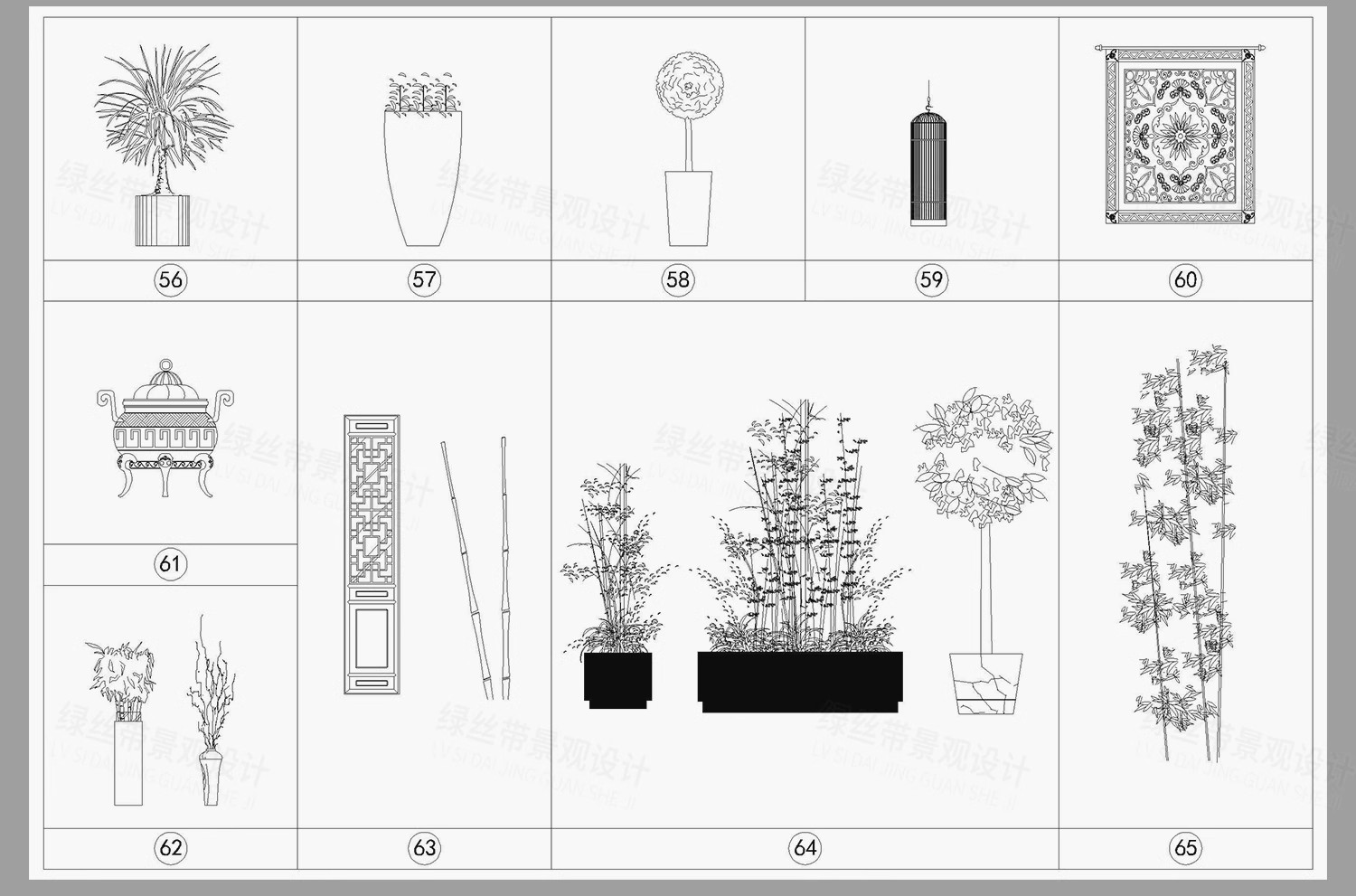 图片[21]-平面立面图块cad图库室内设计家装软装家具沙发椅子床具网红模块-大怪兽分享