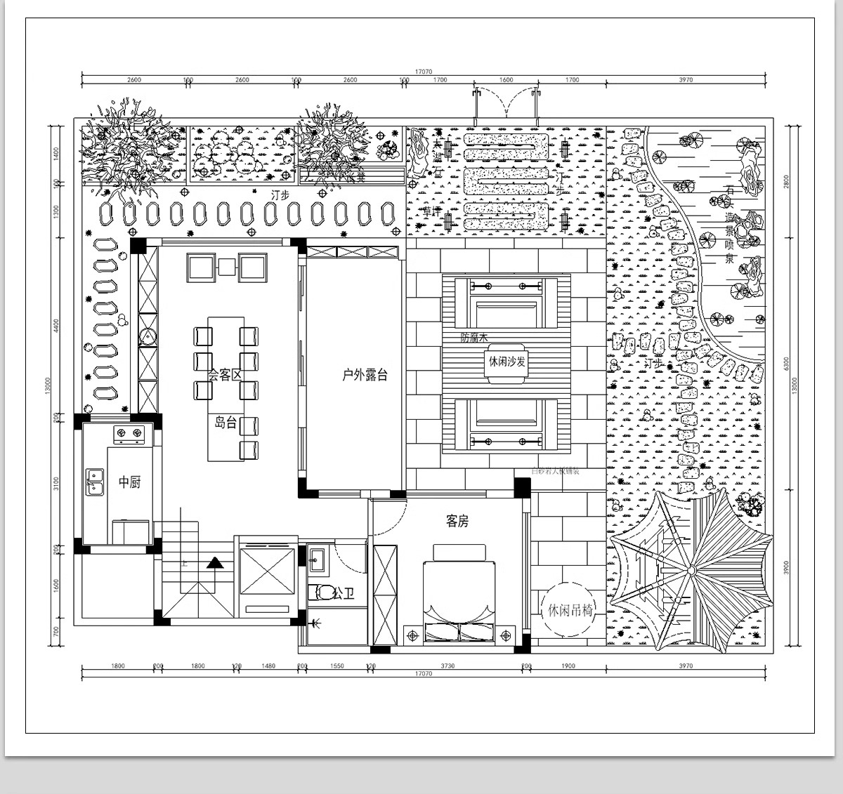 图片[20]-500套，别墅花园庭院设计方案CAD图库平面图植物园林景观施工图图例素材-大怪兽分享