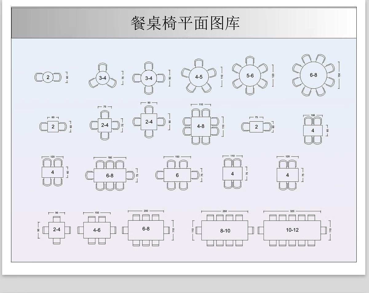 图片[21]-餐饮饭店CAD图块图库空间设计餐厅奶茶店酒吧餐桌椅卡座施工图-大怪兽分享