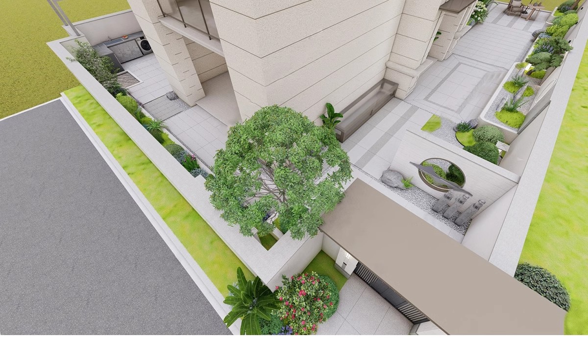 图片[17]-别墅庭院景观装修设计效果图片花园露台乡村户外院子CAD施工图纸-大怪兽分享