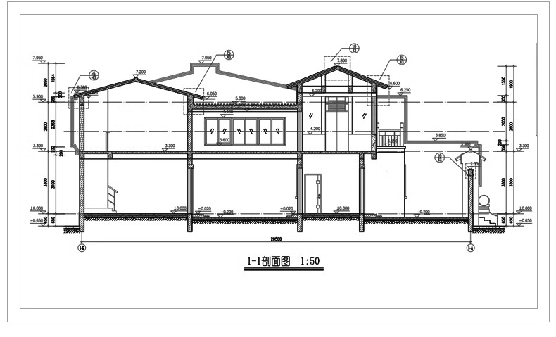 图片[20]-80套，四合院CAD施工图 建筑方案平面布置图纸中式仿古农村自建房素材-大怪兽分享