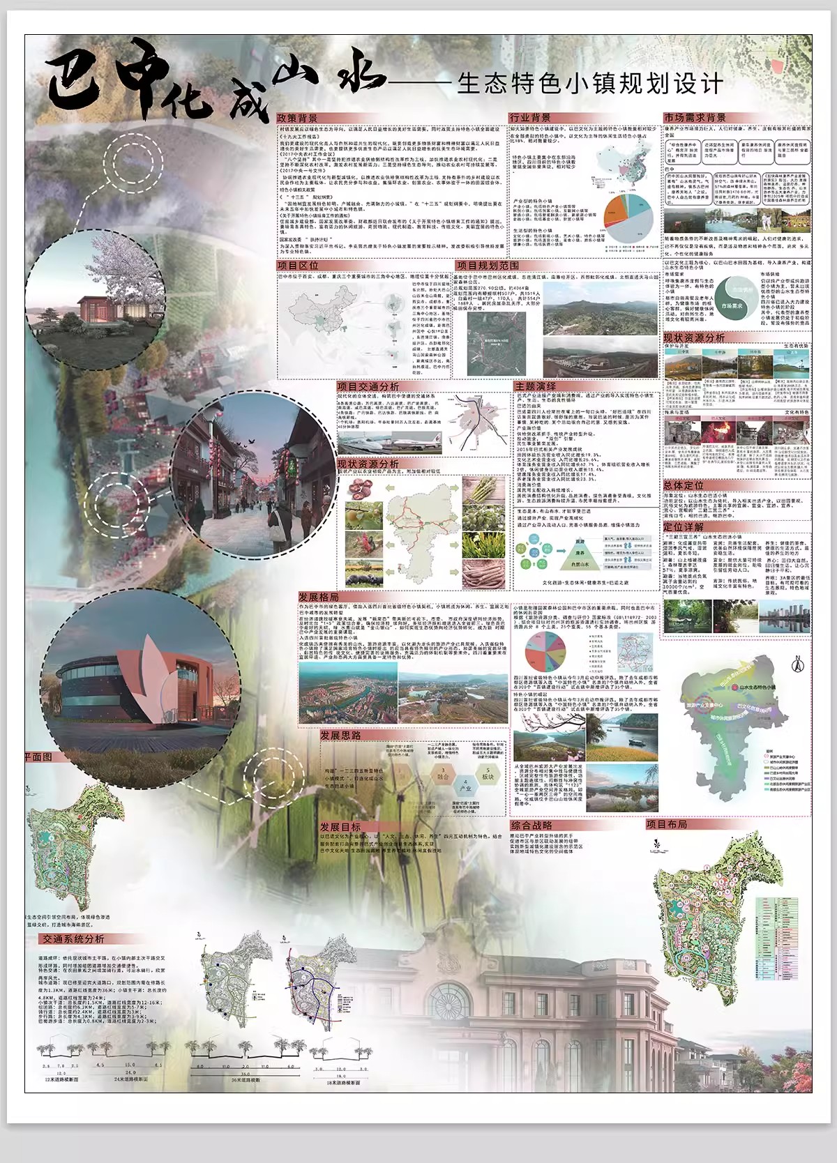 图片[24]-美丽乡村规划竞赛高清ps展板城市更新村庄新农村改造PSD设计方案-大怪兽分享