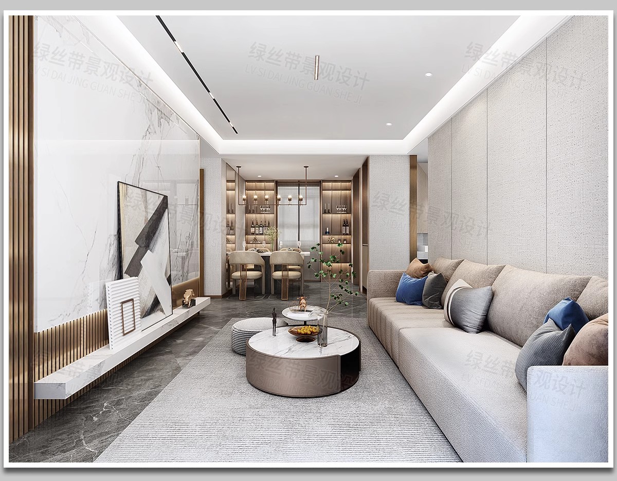 图片[23]-家装全案设计落地交付模板大平层物料表效果图全套整套CAD施工图-大怪兽分享