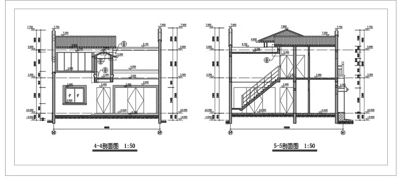 图片[21]-80套，四合院CAD施工图 建筑方案平面布置图纸中式仿古农村自建房素材-大怪兽分享