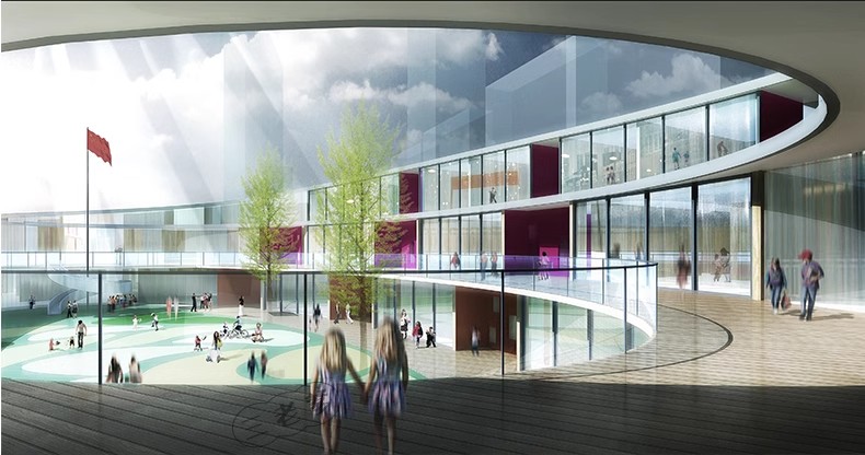 图片[22]-学校幼儿园建筑外观CAD施工图纸平面效果图 小学教学楼设计SU模型-大怪兽分享