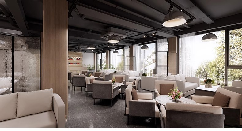 图片[2]-茶室茶楼茶馆CAD施工图 会所茶社室内设计装修平面布局图方案素材-大怪兽分享