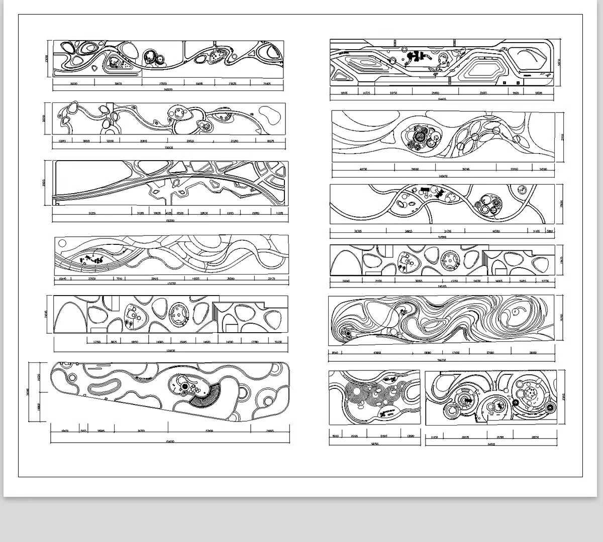 图片[22]-公园树池园林景观节点cad施工图 现代圆形树阵广场商业功能区图库-大怪兽分享