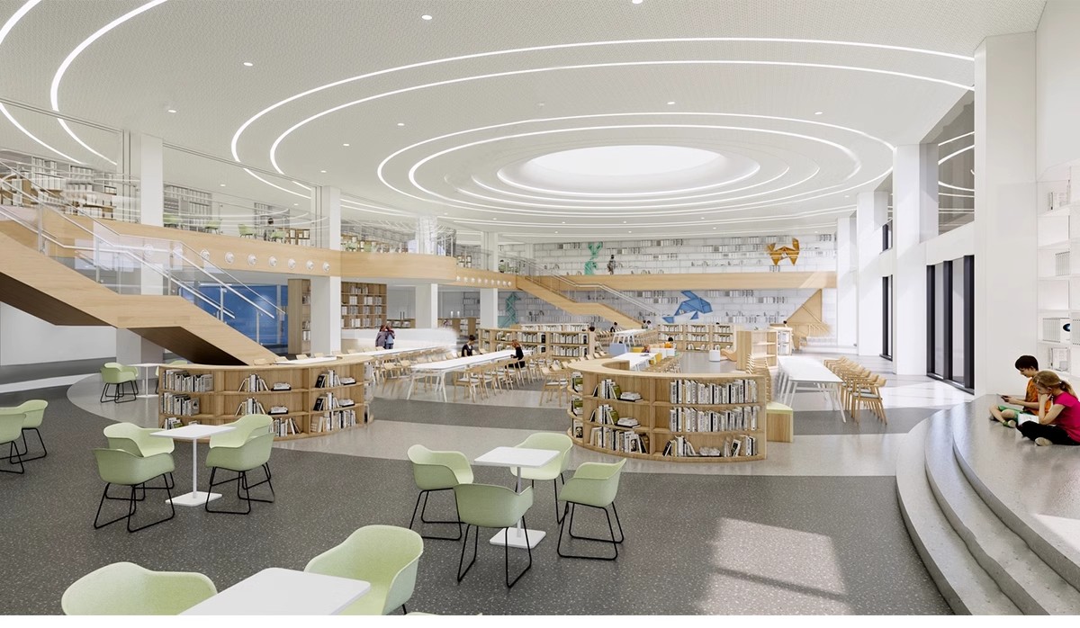 图片[25]-书吧SU模型 工业风书咖图书馆室内设计sketchup书店CAD施工图素材-大怪兽分享