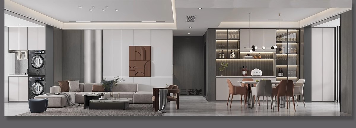 图片[25]-小户型装修设计二居室一居室全屋实景效果图现代北欧室内cad图纸-大怪兽分享