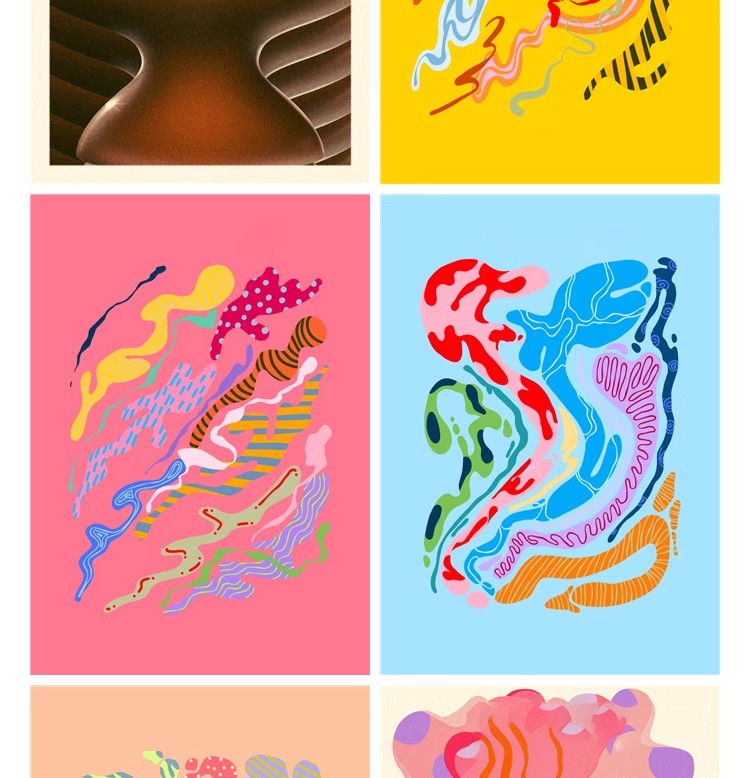 图片[11]-多彩艺术抽象几何插画海报模板3D渐变平面图案kv设计PNG免扣素材-大怪兽分享