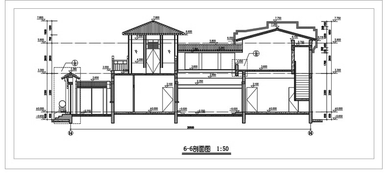 图片[22]-80套，四合院CAD施工图 建筑方案平面布置图纸中式仿古农村自建房素材-大怪兽分享