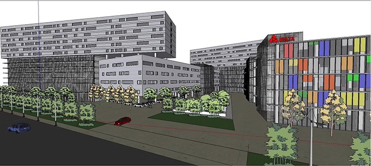 图片[24]-300套，高层多层办公楼CAD施工图纸配效果图 写字楼建筑方案外观设计素材-大怪兽分享