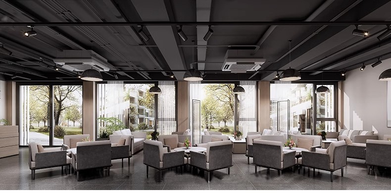 图片[3]-茶室茶楼茶馆CAD施工图 会所茶社室内设计装修平面布局图方案素材-大怪兽分享