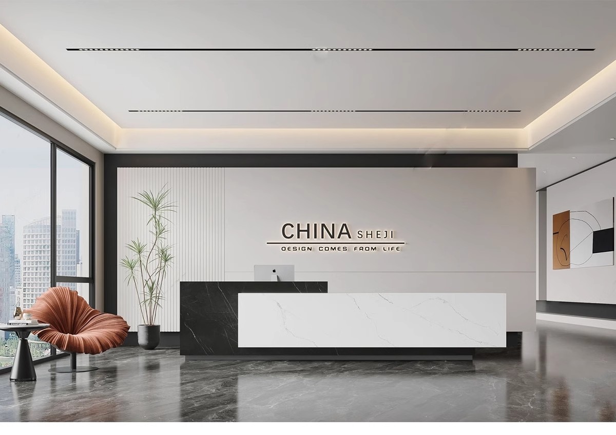 图片[26]-950套，现代新中式室内工装酒店办公室服务前台接待台SU模型草图大师素材-大怪兽分享