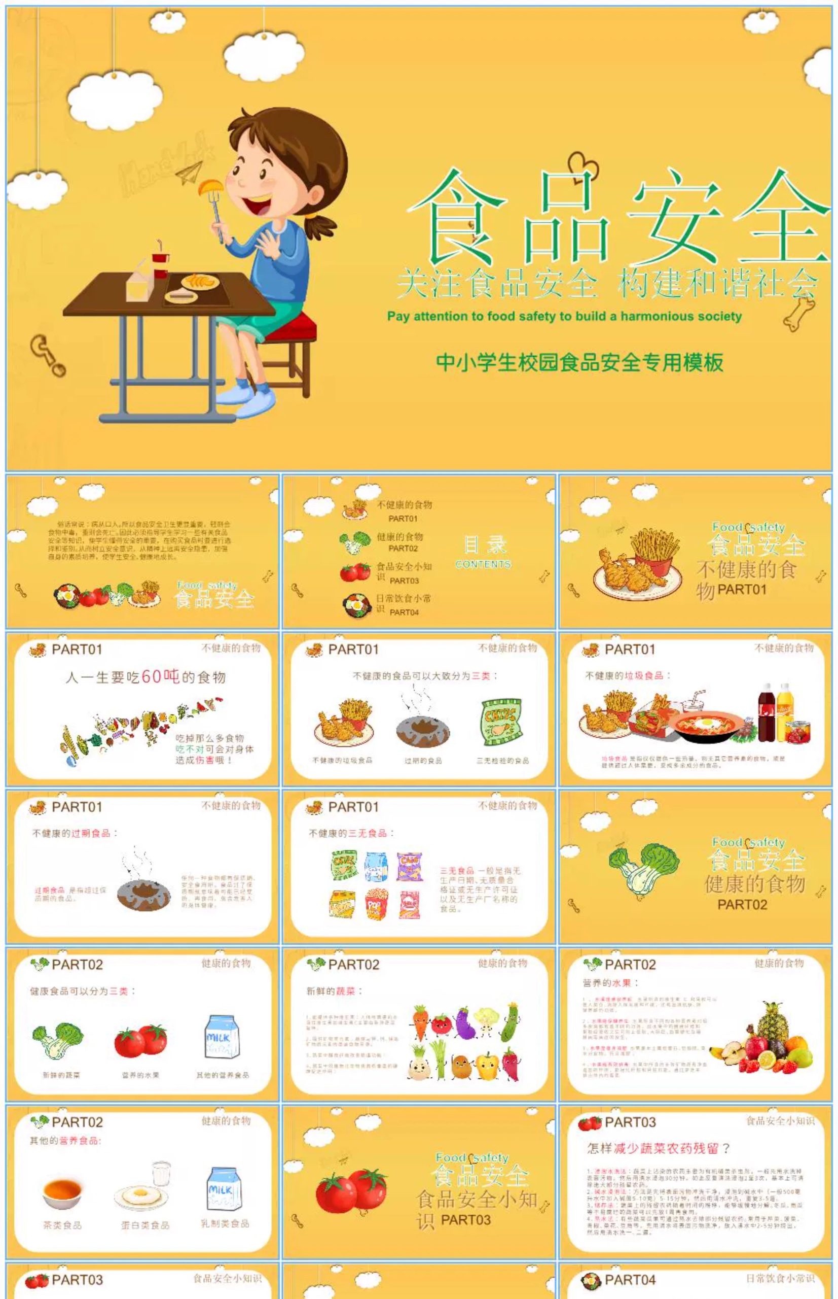 图片[25]-食品安全ppt模板幼儿园家长进课堂培训中小学教育班会课件预防健-大怪兽分享
