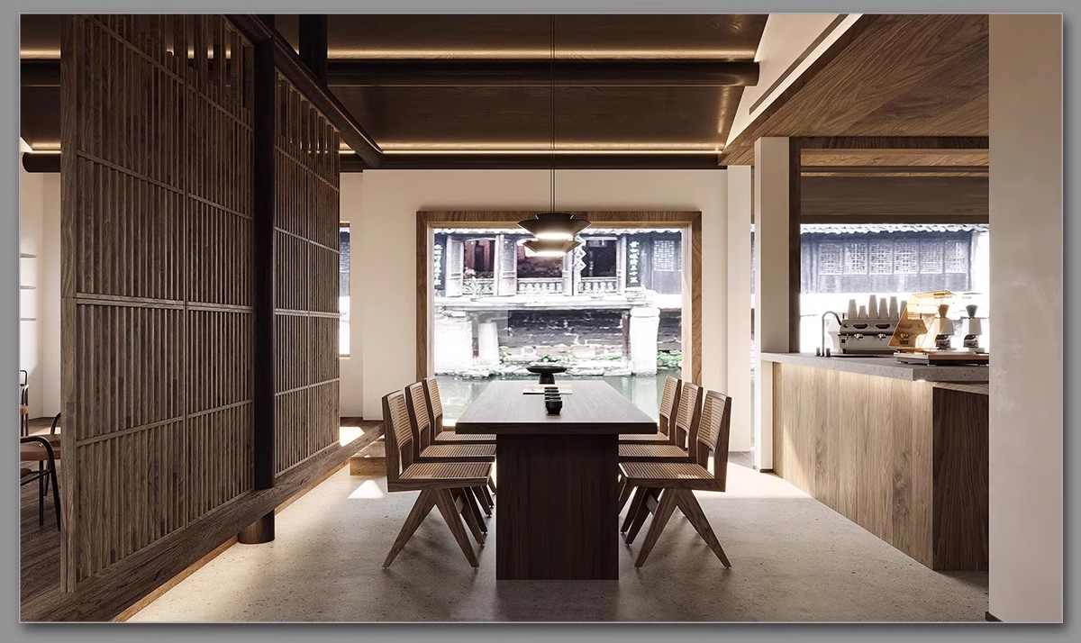 图片[3]-奶茶店咖啡厅CAD施工图3d效果图茶楼配套全套方案设计图纸su模型-大怪兽分享