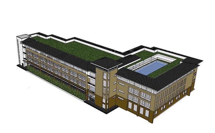 图片[25]-300套，高层多层办公楼CAD施工图纸配效果图 写字楼建筑方案外观设计素材-大怪兽分享